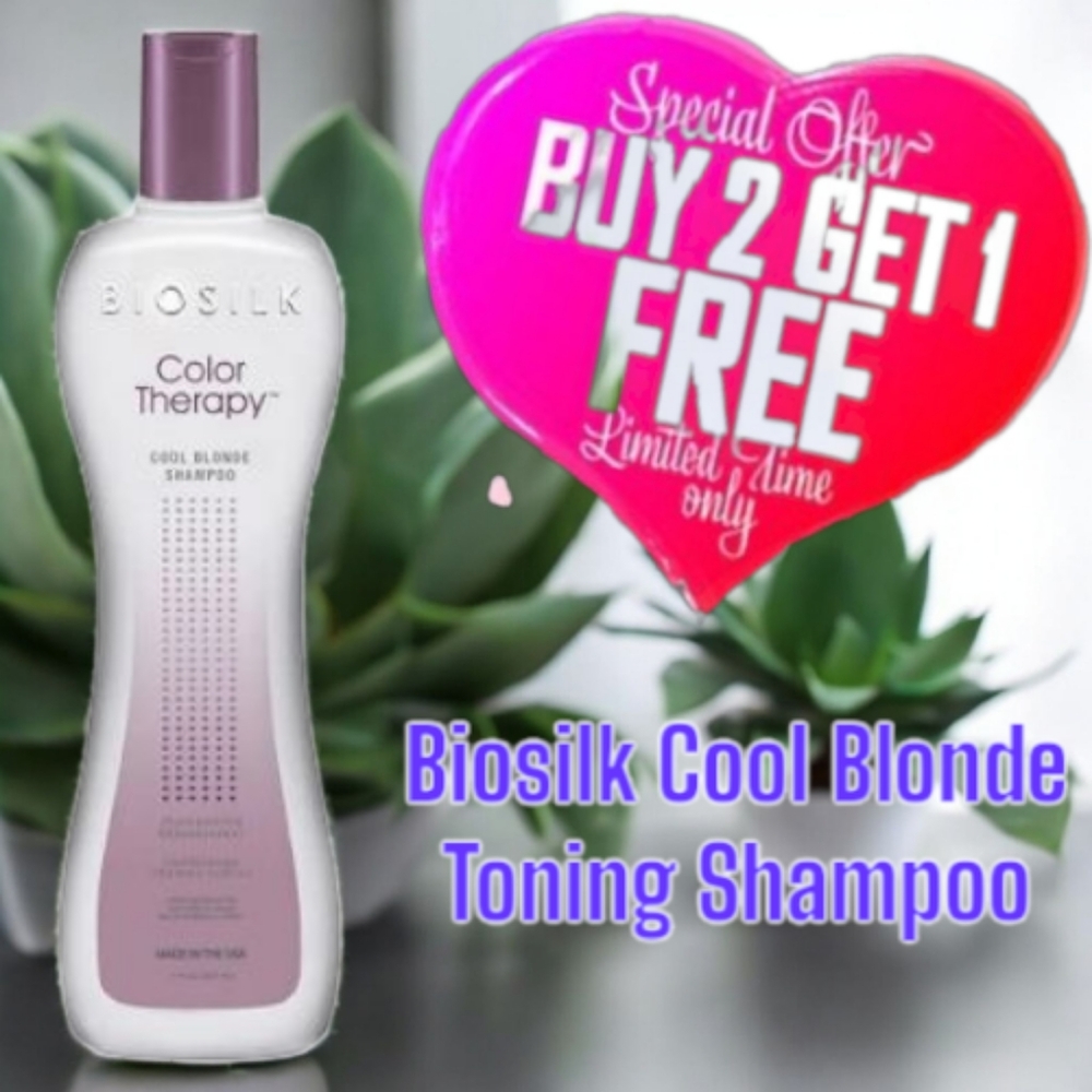 Biosilk Cool Blonde Toning Shampoo